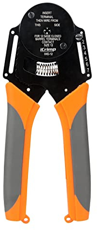 iCrimp IWD-12 Pince à sertir Deutsch 0,3-0,5 mm² | Pour contacts à barillet solide Deutsch et Amphenol, sertissage précis 22-20 AWG