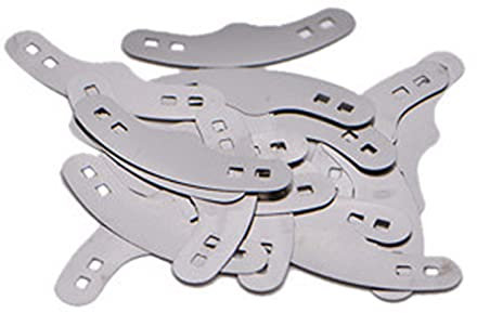 WZCXYX 20 Piezas De Lámina De Formación De Acero Inoxidable para Rellenos Dentales, Hoja De Formación Ortodóntica, Material Dental(Size:27mm)
