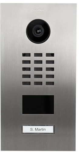 Doorbird - D2101V-V2-EA - Portier vidéo IP 1 Sonnette avec Lecteur de Badge RFID INOX - Encastrable