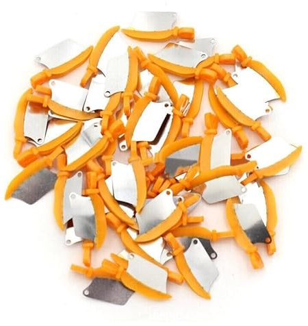 Cuneo dentale guardia con metallo coltello di plastica e matrice di protezione per denti interprossimale area 50pcs/box (MEDIUM)