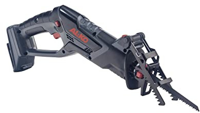 AL-KO Batteridriven handsåg PS 1815, 18 V Li-Ion batteri, 15 cm skärtjocklek, lyfttal 2 500 per min, med LED-arbetslampa