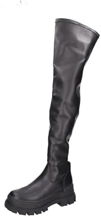 Buffalo Stivali da Donna in Nappa Aspha Stretch Overknee