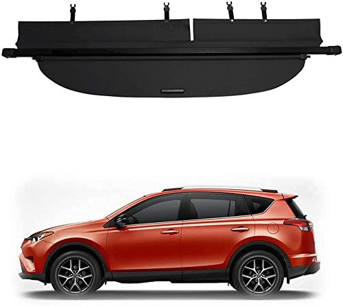 Voiture Étagère Coffre Arrière Rétractable pour Toyota RAV4 2014-2023 Cache Bagages Housse Colis Cargo Rangement Partition Bouclier Couverture Accessoire