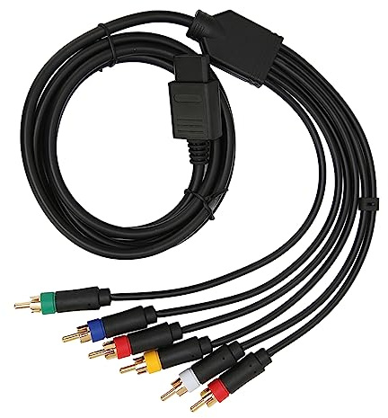 rgb RGBS Verbundkabel Kabel, NGC N64 SFC SNES Component AV Kabel mit 4 BNC Köpfe