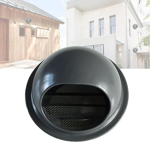 Rejilla De Ventilación Redonda Ø100 150 200mm, Tapa Para Salida De Humos, Protección Para Desagüe, Recirculación De Aire, Acero Inox Negro Blanco Cubierta Para Campana Extractora De Cocina