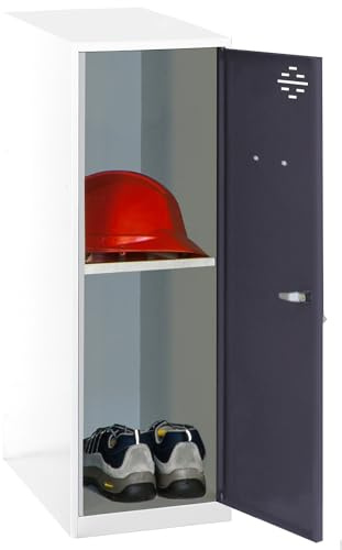 SimonRack Spind, Metall, Weiß/Anthrazit, 915 x 300 x 500 cm