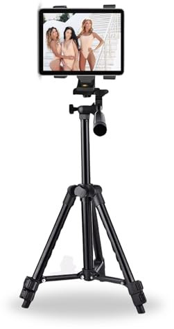 TronicXL Treppiede da tavolo per fotocamera da 30-60 cm per supporto per tablet Apple iPad Mini 710