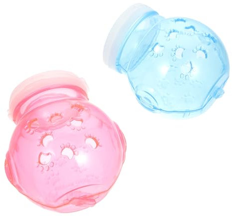 TOBBOMEY 2St Hamster Badewanne kleine Haustierbadewannen Außentoilette für Hamster Rattenhütte Hamster-Sandbad Hamster sandbad Kuscheltier Hamster Hamstersandbad Chinchilla-Sandbadehaus Abs