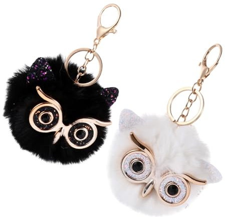 LALADEFIEE 1stück Eule Schlüsselanhänger Süßer Dekorationsanhänger Für Schlüssel Und Taschen Leicht Und Tragbar Einzigartiges Design