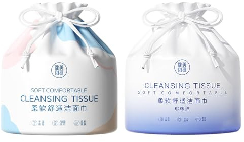 Genérico Tejido Facial y seco,Toalla Facial | Toallitas secas desmaquillantes,Toallitas faciales Gruesas, Toallas de Limpieza desmaquillantes para el hogar, Dormitorio, Viajes
