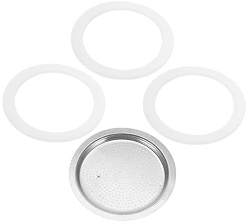 UTHCLO 1set Guarnizioni Silicone Per Caffettiera Ricambi Pratici e Resistente Tazze Per Macchine Da Caffè Automatiche e Manuali