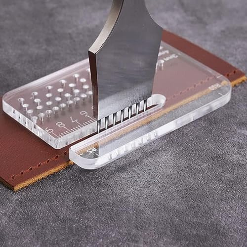Lederhandwerk, Stanzwerkzeuge, Ledernähhilfe, Platte, Perforation und Schutz der Lederoberfläche, Lederhandwerk-Zubehör