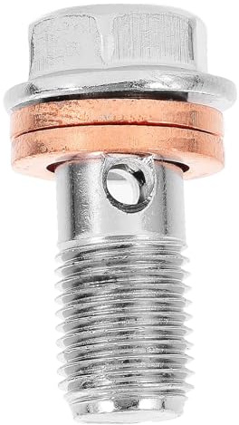 Cabilock Tornillo de Drenaje de Aceite Motocicleta Tuerca Resistente con Recubrimiento Anticorrosión de Repuesto para Vehículos Segura y Duradera