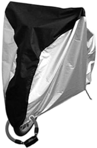 Gettimore Waterproof For Bicycle Cover For Outdoor Use - Uv Dust Wind Rain Protection With Lock Hole, Double-Stitched Elastic Hem, Fits Most Mountain Road And E-Bikes
