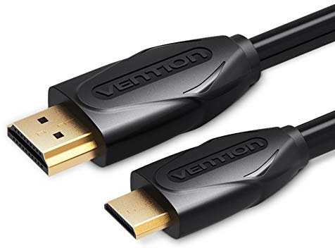 Vention - Cavo da mini HDMI a HDMI, lunghezza 2 m, colore: Nero