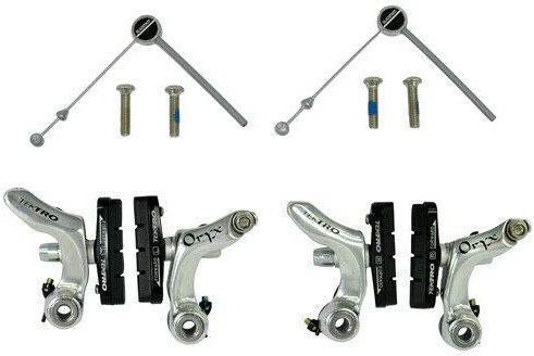 Tektro Oryx 992AG Cyclocross Cantilever Bike Brake Set, Front and Rear, Silver, MH1812
