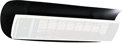 Heatscope Wetterschutzblech für Heizstrahler Vision und Spot Aluminium schwarz/weiß weiß/Größe 3 (für Vision 1600W/Spot 2200W/Spot 2800W)
