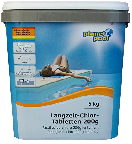 Planet Pool - Langzeit-Chlor-Tabletten 200 g, 5 kg
