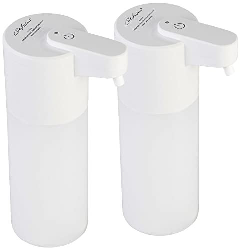 Carlo Milano Sensorspender: 2er Set Autom. Akku-Spray-Desinfektionsmittelspender, IR-Sensor,500 ml (Schaumseifenspender elektrisch, Elektrischer Desinfektionsspender)