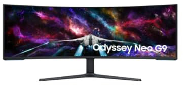 Samsung Odyssey Neo Gaming Monitor 57 G95NC, Dual UHD, Quantum Mini-LED, VESA Display HDR 1000, Tasas de Refresco 240Hz, 140PPI, AMD FreeSync Premium Pro, Stand Ergonómico, LS57CG952NUXEN