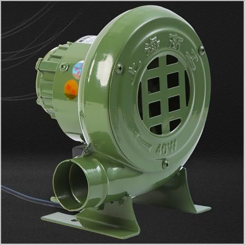 Soffiatore Elettrico - 220V Soffiatore Per Barbecue Ventilatore Centrifugo, Ventole A Filo Di Rame, Soffiatore Per Forgia A Carbone A Basso Rumore, Per Campeggio/Picnic/attività All'aperto(80W)