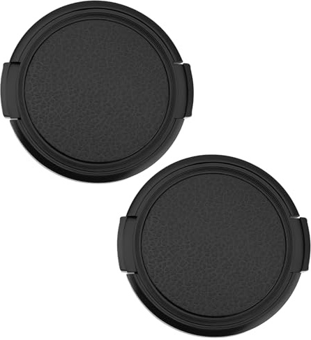 OTOTEC 2 Stück 55mm Objektivdeckel 55mm Objektivdeckel mit Seitlicher Klemme 55mm Objektivdeckel Vorne 55mm Kameraobjektivabdeckung Kompatibel mit Yashica Electro 35 G GT GS GSN GTN GL
