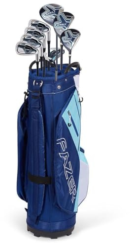 Fazer CTRX Ladies Graphite 10 Piece Golf Club Package Set with Cart Bag – Beginner Friendly Womens Set – Right Handed