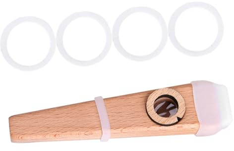 Mikinona Professionelles Kazoo Musikinstrument für Ukulele und Gitarre Tragbar und Einfach zu Spielen als Aufführungsmusikinstrument für Altersgruppen