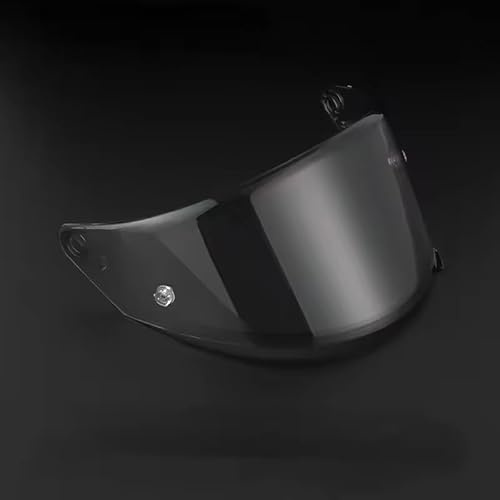 YOFAB Motorcycle Helmet Visor Replacement for KYT NFR NX NZ, Full Face Helmet Shield, Anti‑Scratch & Windproof Motorcycle Helmet Lens for Cycling or Touring,F Black