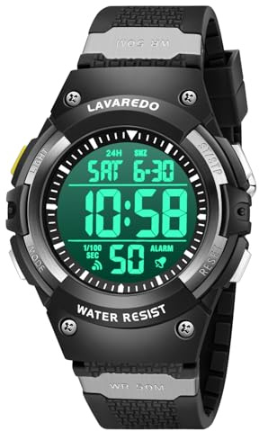Kids Watch Boys,Digital Outdoor Sports Watches,50M Waterproof Chronograph Multifunctional Wristwatch with Alarm/Timer/Stopwatch for 5-16 Year Old Children Teens-Fits Wrist 6.3-9,Kids Gift