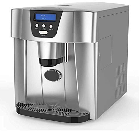 Macchina per cubetti di ghiaccio commerciale, uscita giornaliera da 15 kg, produzione rapida in 12 minuti con display a LED, per uso domestico e ufficio