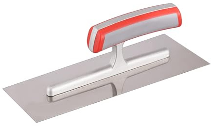 Cazzuola – Cazzuola per pavimentazione piatta in cemento con manico ergonomico, struttura robusta, finitura liscia per sheetrock, pannelli da parete, cartongesso, piastrelle, 13,78 pollici