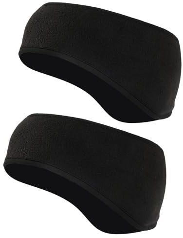 Pevlkawr Sport Bandeau Hiver Cache Oreille Protege Pour Homme Femme Bandeau D'Oreille LéGer Hiver Ski Femme 2pcs Pour Danse, Running, Ski, Cyclisme