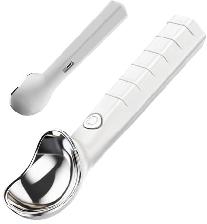 Elettrica Riscaldabile per - Cucchiaio Portatile in Acciaio Inossidabile Automatico - Cucina Casa Festa Sandwich Biscotti Bar,Ideale per Bambini Anziani Feste Sandwich Biscotti Bar