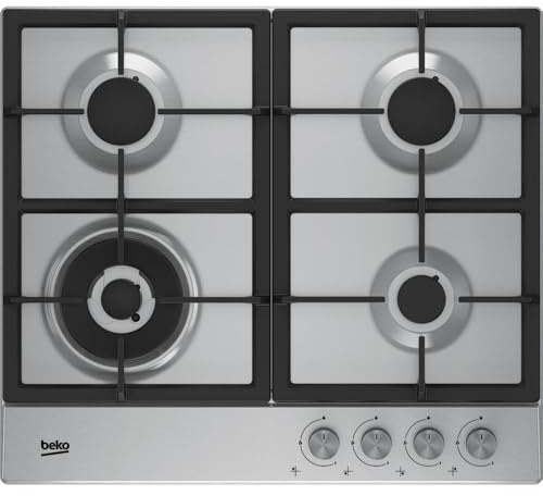 Beko HIAW 64225 SX Eingebaut Gaskochfeld Edelstahl