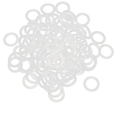 Aexit 100 Stücke Weiß 10mm x 1,5mm Hitzebeständigkeit Nicht ölbeständig NBR Nitrilkautschuk O-Ring Dichtring (5780ac705433805171a34b2d14d5e77e)