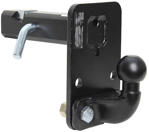 Einschub für Anhängerkupplung für US-Aufnahme 2“ US-Anhängerzugvorrichtung Aufnahme-Anhängerkupplung mit TÜV Adapter (auch für ALKO Stabilisierungseinheit geeignet)