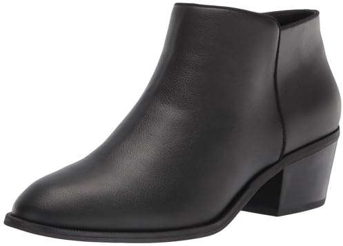 Amazon Essentials kvinnors ankelstövel, svart, fuskläder, 40 EU