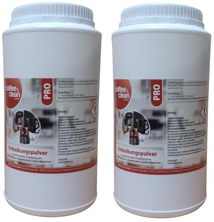 Coffee&Clean by JaPeBi 5kg Profi-Entkalker-Pulver Entkalkungspulver Amidosulfonsäure 99,8% Sulfaminsäure Kalkreiniger für Kaffee-Vollautomaten Espressomaschinen Wasserkocher