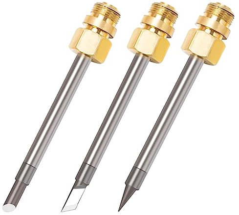 CENPEK Saldatore Mini Saldatori Elettrici Interfaccia Punta per Saldatore 8W USB Punta per Saldatura （3Pcs）