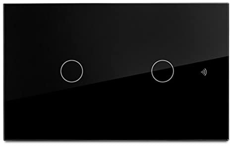 Smart Touch Panel 2 Gang for APP Voice Control Remote Controlled Light Switch with Shareable Device Made of Premium Material