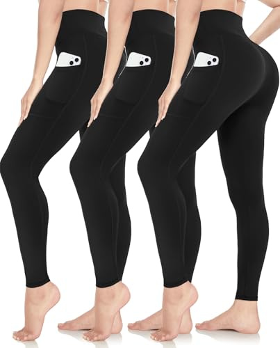 ACTINPUT Leggings Damen High Waist Leggins Blickdicht Sportleggings Lang Elastische Yogahose Laufhose Für Sport Gym Yoga