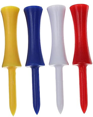 Parliky 100stücke Großes Castle Golftees Aus Kunststoff Mit Extra Breiter Gummibasis Stabil Und Langlebig Für Indoor Und Outdoor Übung Geeignet Für Abschläge Und Driving Range Matten Zufäl