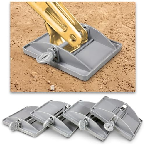ENVA MADE FOR QUALITY Stützplatten Set für Wohnwagen 4TLG. stabile Wohnwagenstützen robuste