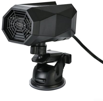 Auto-Heizlüfter, 12 V, 150 W, drehbar, Auto-Heizlüfter, tragbarer Windschutzscheiben-Entnebelungs-Heizventilator für Auto, Fahrzeug