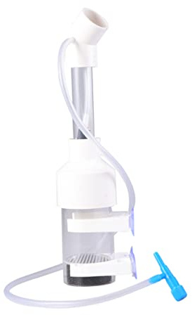 Mipcase Fisk Ägg Inkubator Äggglas Nät Mini Pump Akvarium Saltvatten Räkor Ägg För Kläckning Akvarium Vakuum Akvarium Grus Akvarium Bubbler Kit Akvarier Leksak Akvarium Inkubator Vit