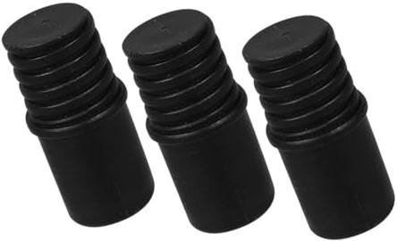 BESPORTBLE 3pcs Threaded Broom Handle Adapter for Painting Extension Poles Broom Replacement End Screw Thread Pole Head for Broomhead and Roller Extension