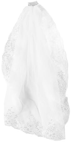 FRCOLOR Schleier Für Brauthochzeit Brautschleier Zur Hochzeit Schleier Für Junggesellinnenabschiede Hochzeitsschleier Für Bräute Haarschmuck Für Braut Haarschmuck Für Frauen
