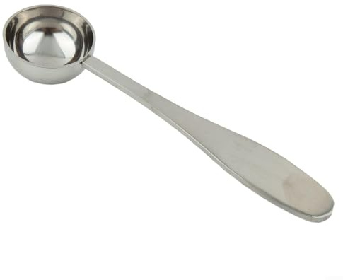 Cucchiaio dosatore in acciaio inox manico lungo caffè spezie-scoop merci secche capacità 10 ml strumenti di misurazione in metallo cucina