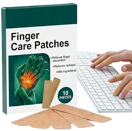 Vendas Para Los Dedos 10 Unidades con Almohadilla Transpirable | Vendajes Adhesivos Flexibles Protección para Heridas Rasguños y Cortes en Casa o Viaje